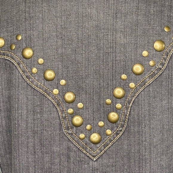 Tasha Polizzi Beaded Denim Jean Jacket - Picture 7 of 11